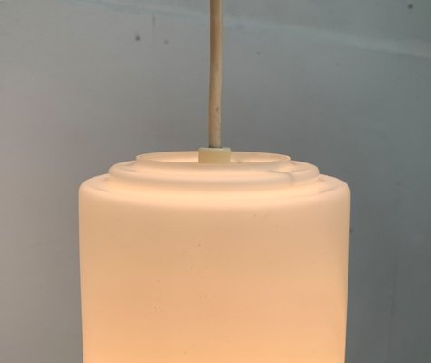 Mid-Century German Minimalist Glass Pendant from Staff Leuchten, 1960s-UAH-1351216