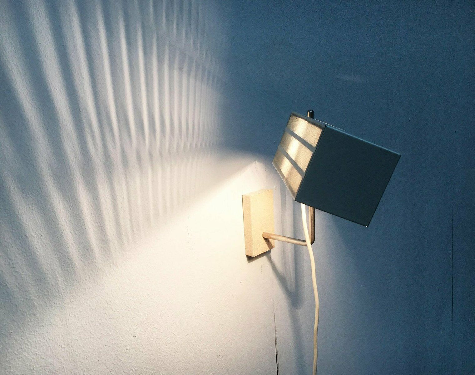 Mid-Century German Minimalist Model Flamingo Wall Lamp from Bur, Bünte & Remmler Leuchten, 1960s