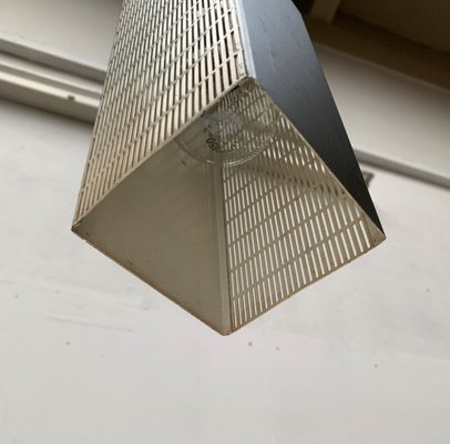 Mid-Century German Minimalist Perforated Metal Pendant Lamp, 1960s-UAH-1313354