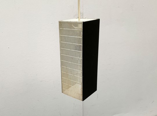 Mid-Century German Minimalist Perforated Metal Pendant Lamp, 1960s-UAH-1313354