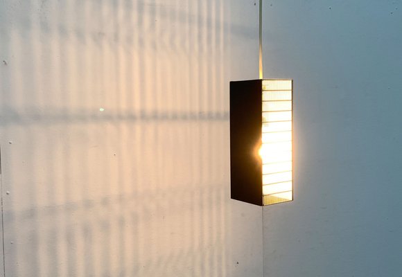 Mid-Century German Minimalist Perforated Metal Pendant Lamp, 1960s-UAH-1313354