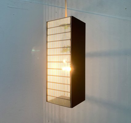 Mid-Century German Minimalist Perforated Metal Pendant Lamp, 1960s-UAH-1313354