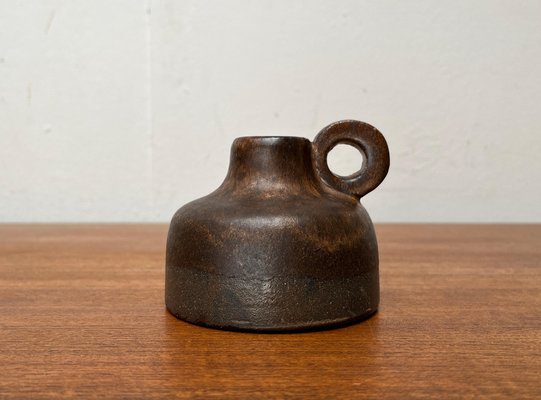 Mid-Century German Minimalist Studio Pottery Carafe Vase from Brockmann Extertal, 1960s-UAH-1716567