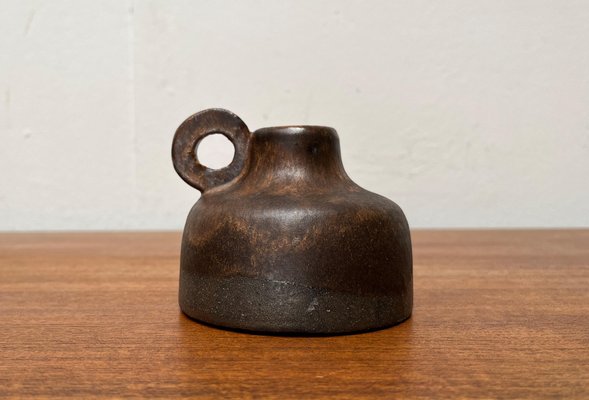 Mid-Century German Minimalist Studio Pottery Carafe Vase from Brockmann Extertal, 1960s-UAH-1716567