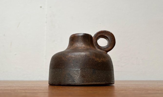 Mid-Century German Minimalist Studio Pottery Carafe Vase from Brockmann Extertal, 1960s-UAH-1716567