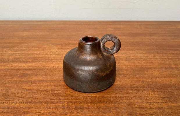 Mid-Century German Minimalist Studio Pottery Carafe Vase from Brockmann Extertal, 1960s-UAH-1716567