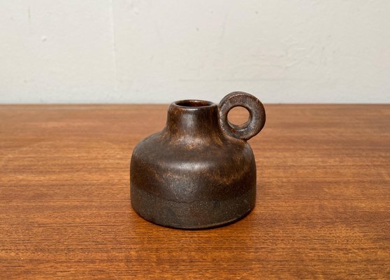 Mid-Century German Minimalist Studio Pottery Carafe Vase from Brockmann Extertal, 1960s-UAH-1716567