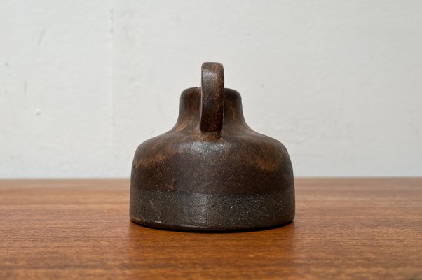 Mid-Century German Minimalist Studio Pottery Carafe Vase from Brockmann Extertal, 1960s-UAH-1716567