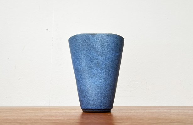 Mid-Century German Minimalist Studio Pottery Vase by Hildegard and Peter Delius for Hamelner Kunsttöpferei, 1960s-UAH-1725131