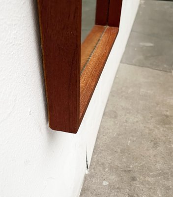 Mid-Century German Minimalist Teak Mirror from Zier-Form, 1960s-UAH-1782478