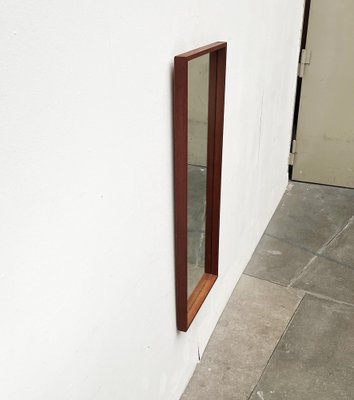 Mid-Century German Minimalist Teak Mirror from Zier-Form, 1960s-UAH-1782478