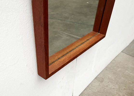 Mid-Century German Minimalist Teak Mirror from Zier-Form, 1960s-UAH-1782478