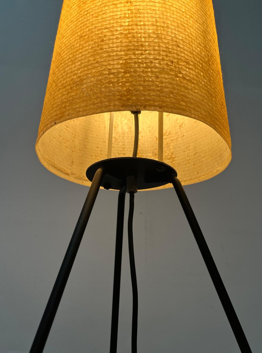 Mid-Century German Minimalist Tripod Floor Lamp from Hesse Leuchten, 1960s