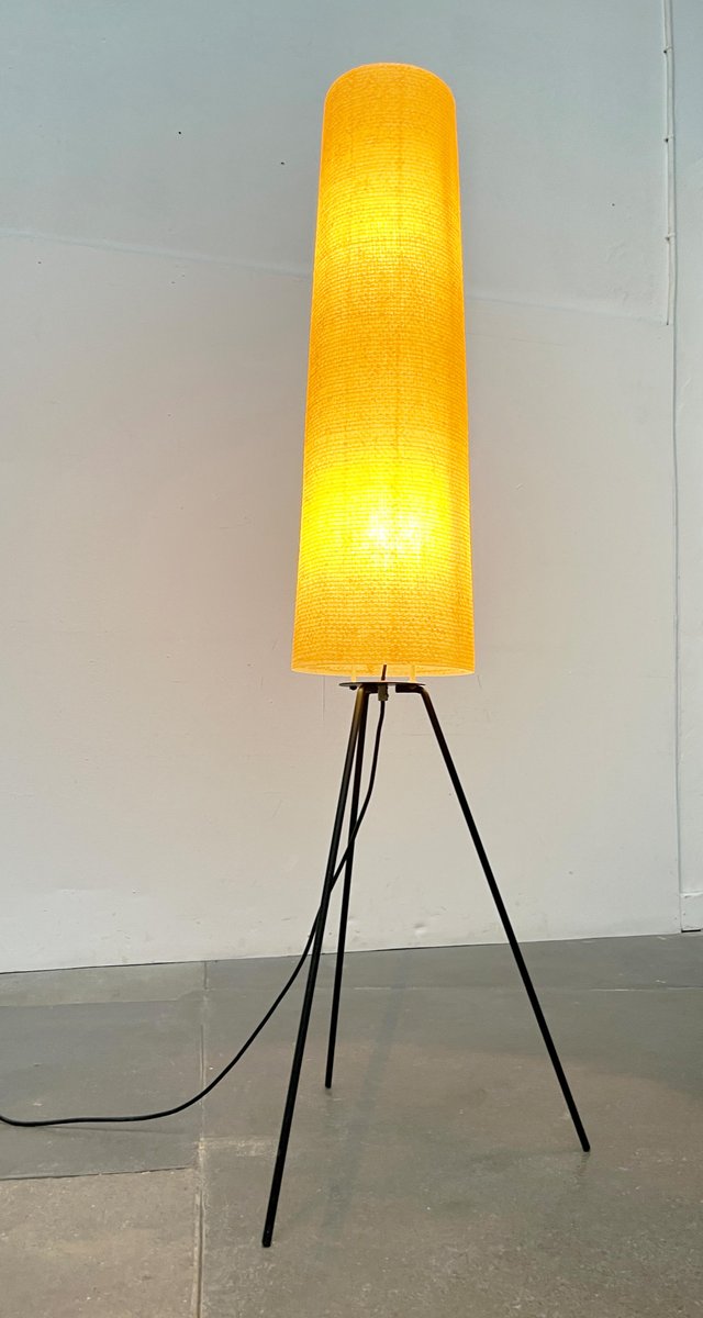 Mid-Century German Minimalist Tripod Floor Lamp from Hesse Leuchten, 1960s