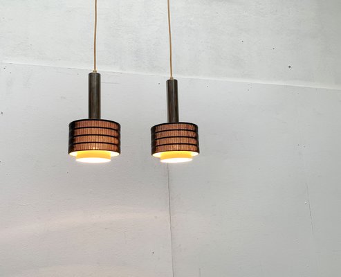 Mid-Century German Minimalist Twin Pendant by Bünte & Remmler, 1960s-UAH-1285670