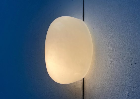 Mid-Century German Minimalist Wall Glass Lamp from Bur, Bünte & Remmler Leuchten, 1960s-UAH-2036278