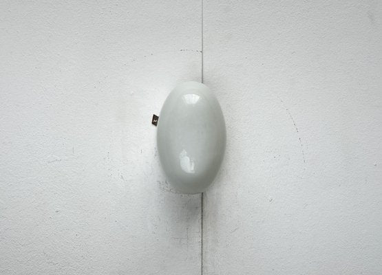 Mid-Century German Minimalist Wall Glass Lamp from Bur, Bünte & Remmler Leuchten, 1960s-UAH-2036278