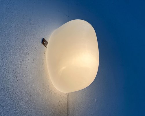 Mid-Century German Minimalist Wall Glass Lamp from Bur, Bünte & Remmler Leuchten, 1960s-UAH-2036278