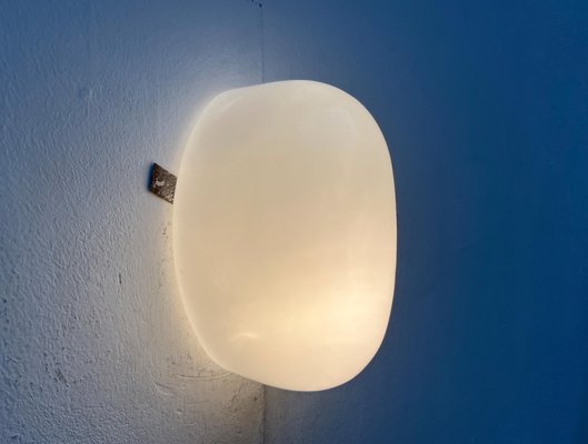 Mid-Century German Minimalist Wall Glass Lamp from Bur, Bünte & Remmler Leuchten, 1960s-UAH-2036278