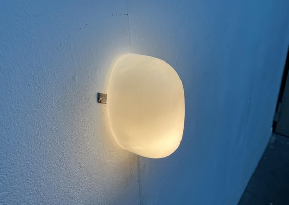 Mid-Century German Minimalist Wall Glass Lamp from Bur, Bünte & Remmler Leuchten, 1960s-UAH-2036278