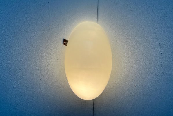 Mid-Century German Minimalist Wall Glass Lamp from Bur, Bünte & Remmler Leuchten, 1960s-UAH-2036278