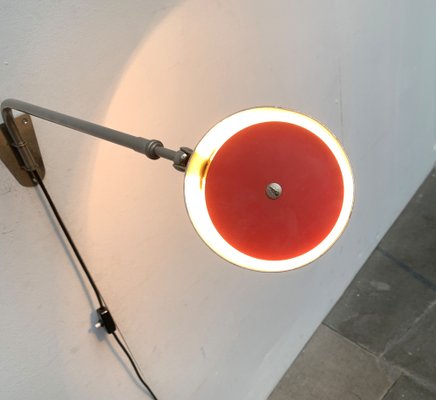 Mid-Century German Minimalist Wall Lamp from Hala, 1960s-UAH-1246673