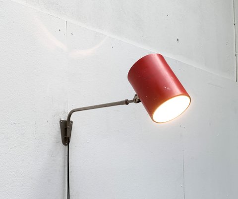 Mid-Century German Minimalist Wall Lamp from Hala, 1960s-UAH-1246673