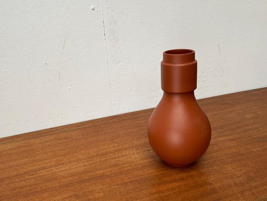 Mid-Century German Minimalist Wormser Terra-Sigillata Pottery Vase, 1960s-UAH-1796632