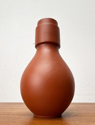 Mid-Century German Minimalist Wormser Terra-Sigillata Pottery Vase, 1960s-UAH-1796632