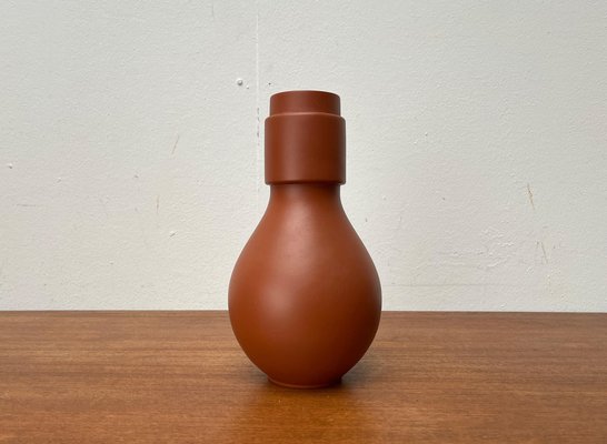 Mid-Century German Minimalist Wormser Terra-Sigillata Pottery Vase, 1960s-UAH-1796632