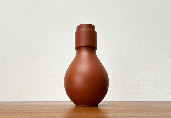 Mid-Century German Minimalist Wormser Terra-Sigillata Pottery Vase, 1960s-UAH-1796632