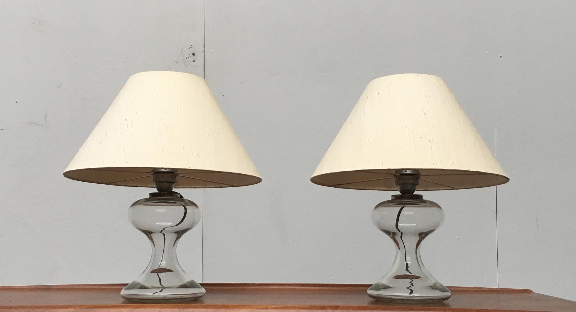 Mid-Century German ML 1 Table Lamps by Ingo Maurer for M Design, 1960s, Set of 2