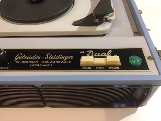 Mid-Century German Model Dual 300 Record Player by Gebrüder Steidinger for Dual-ERB-575610