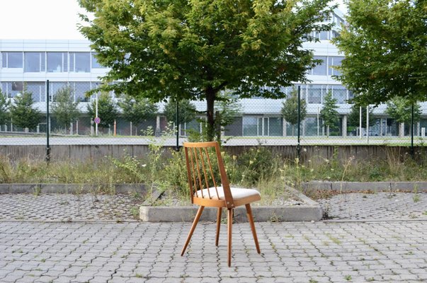 Mid-Century German Mohair Dining Chairs, 1950s, Set of 4-UF-1371992