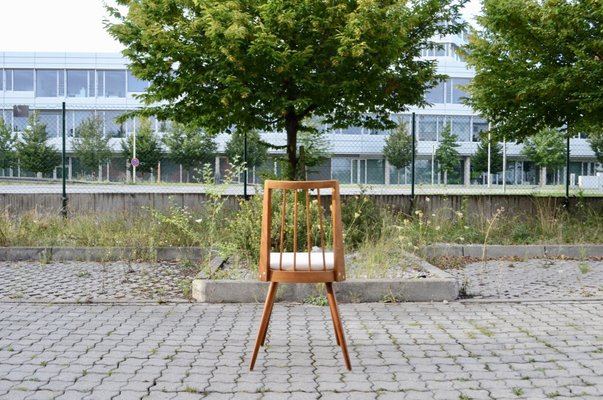 Mid-Century German Mohair Dining Chairs, 1950s, Set of 4-UF-1371992