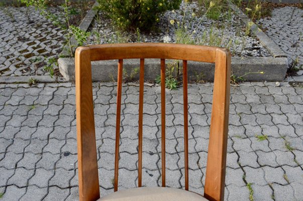 Mid-Century German Mohair Dining Chairs, 1950s, Set of 4-UF-1371992