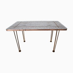 Mid-Century German Mosaic Conference Table, 1960s-TZ-774606