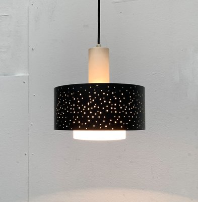 Mid-Century German Perforated Metal Pendant by Ernest Igl for Hillebrand Leuchten, 1960s-UAH-1339362