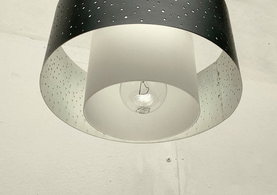 Mid-Century German Perforated Metal Pendant by Ernest Igl for Hillebrand Leuchten, 1960s-UAH-1339362