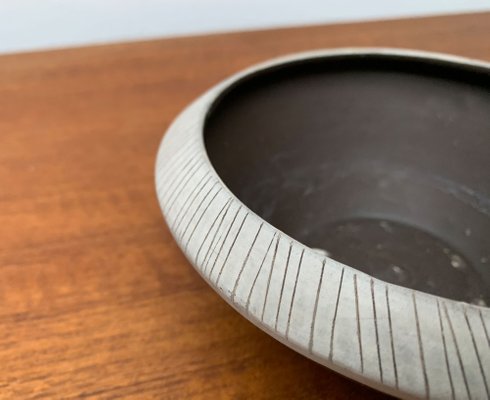 Mid-Century German Pottery Minimalist Bowl, 1960s-UAH-1371930