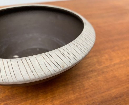 Mid-Century German Pottery Minimalist Bowl, 1960s-UAH-1371930