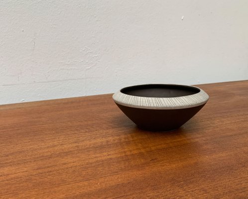 Mid-Century German Pottery Minimalist Bowl, 1960s-UAH-1371930