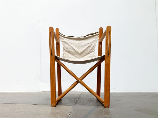 Mid-Century German Safari Folding Chair from Casala, 1960s-UAH-1360482