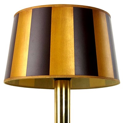 Mid-Century German Smoked Glass Table Lamp from Doria Leuchten-RY-659082