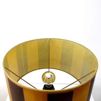 Mid-Century German Smoked Glass Table Lamp from Doria Leuchten-RY-659082