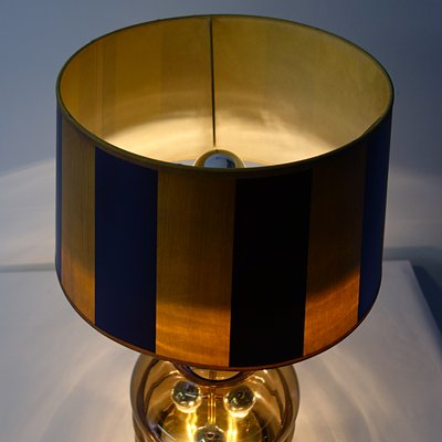 Mid-Century German Smoked Glass Table Lamp from Doria Leuchten-RY-659082