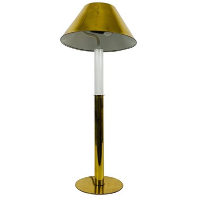 Mid-Century German Solid Brass Table Lamp from United Workshop, 1960s-PUK-826195