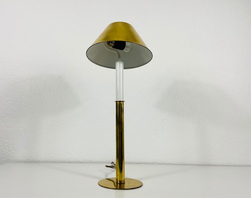 Mid-Century German Solid Brass Table Lamp from United Workshop, 1960s-PUK-826195