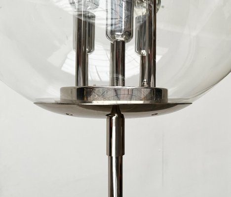 Mid-Century German Space Age Big Ball Planet Chrome and Glass Floor Lamp from Doria Leuchten, 1960s-UAH-1818599