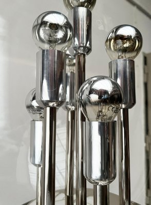 Mid-Century German Space Age Big Ball Planet Chrome and Glass Floor Lamp from Doria Leuchten, 1960s-UAH-1818599